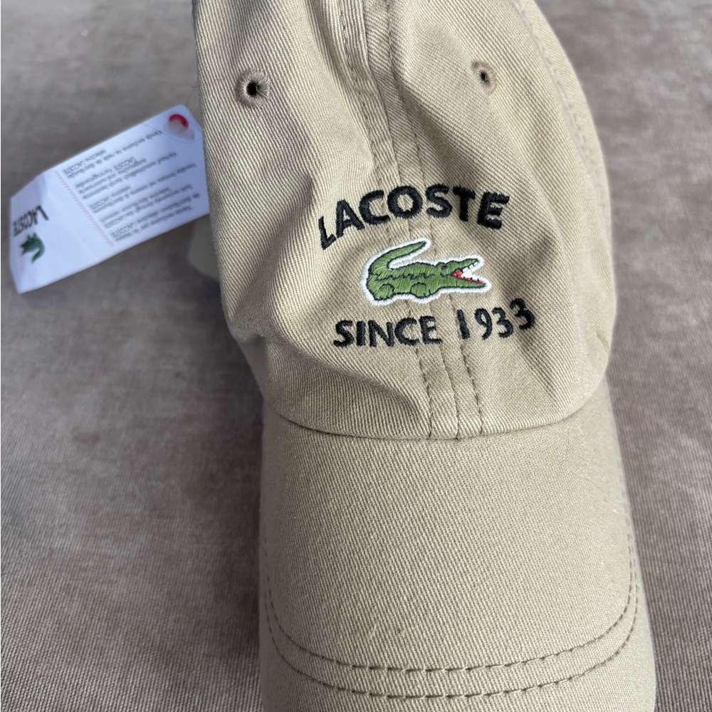 Lacoste Khaki Baseball Cap